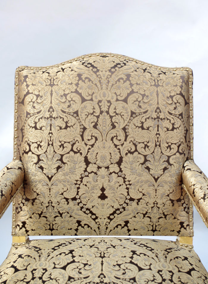 Regence giltwood armchairs