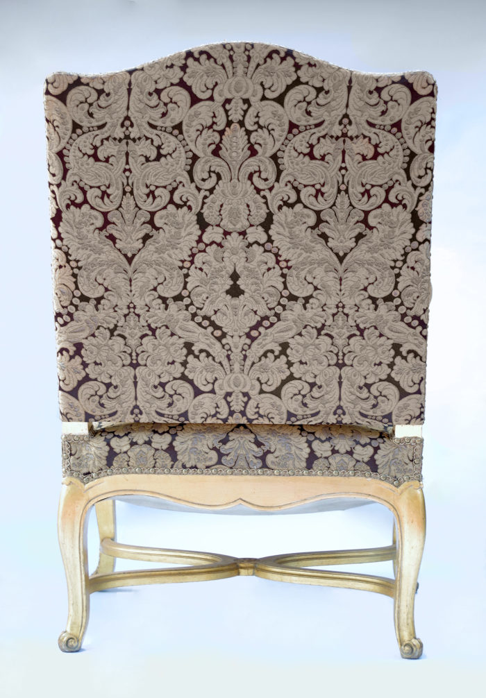 Regence giltwood armchairs