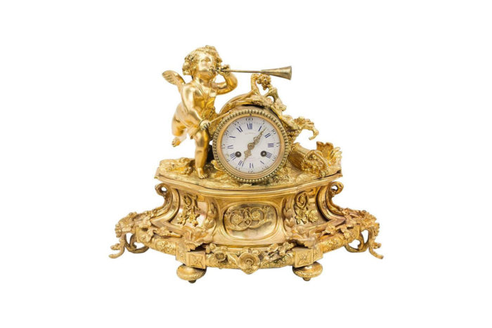 horloge pendule renomee bronze dore louis xvi
