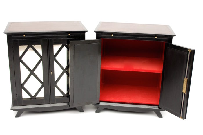 black lacquered sideboards