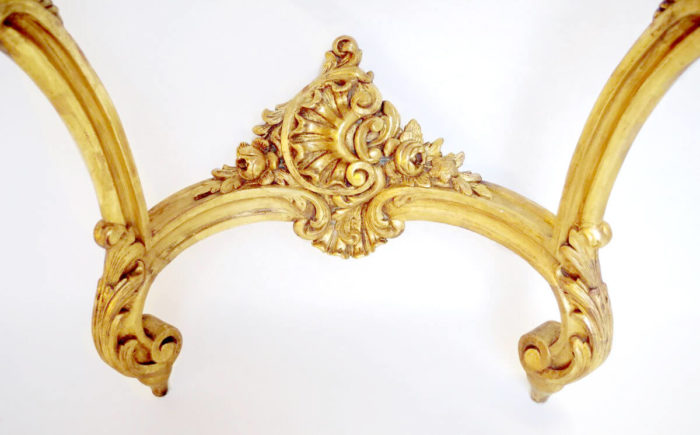 Louis XV gilt wood console