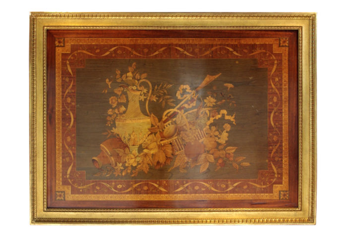 riesener marquetry panel wood
