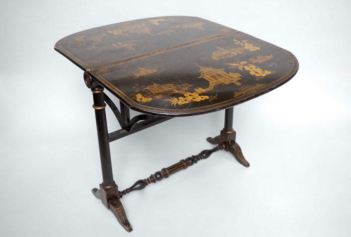 leaf table england lacquer