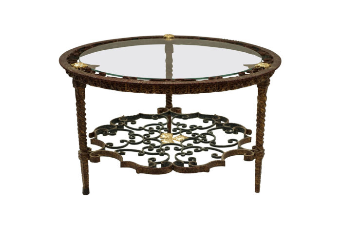 wrought iron italian table