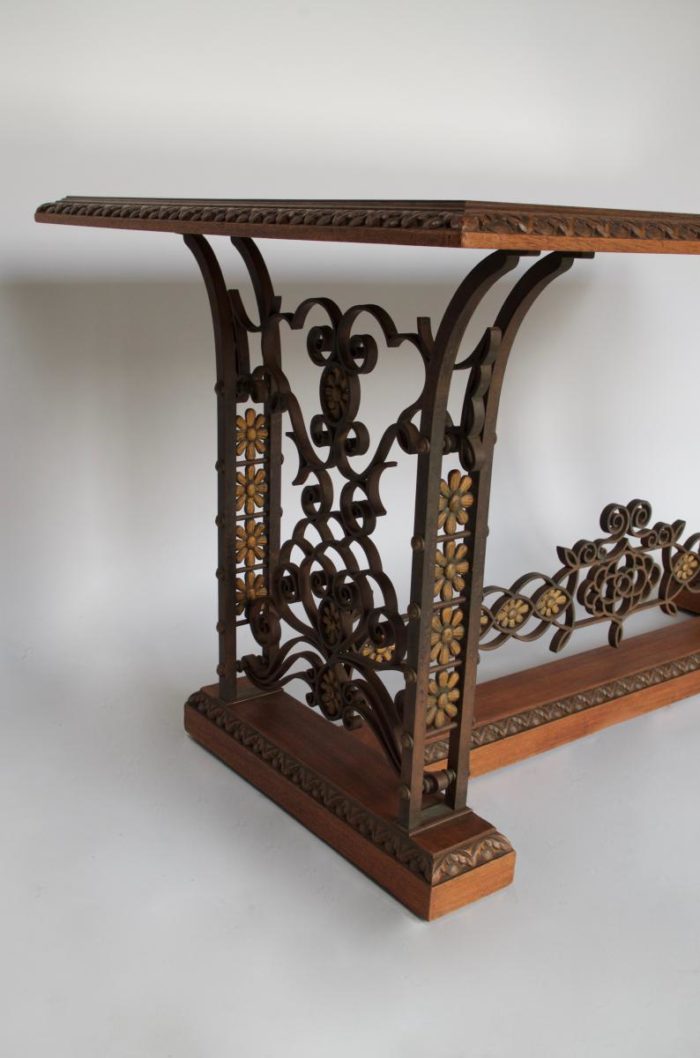 middle table wrought iron