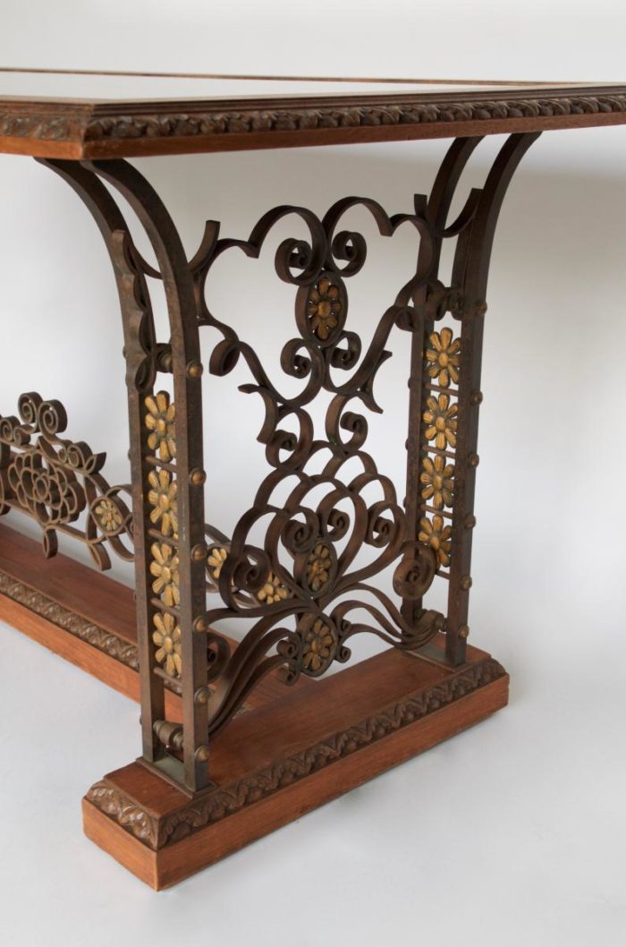 middle table wrought iron