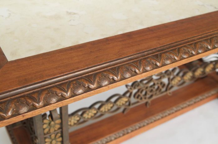 middle table wrought iron