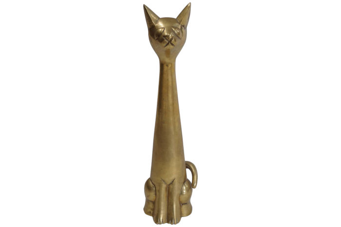 gilt bronze cat