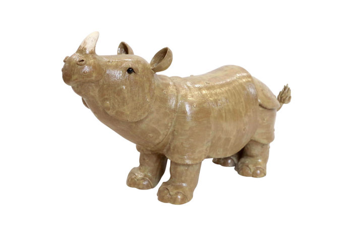 rhinocéros grès valérie courtet