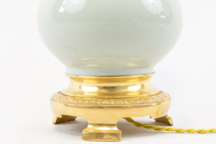 bronze celadon lamp