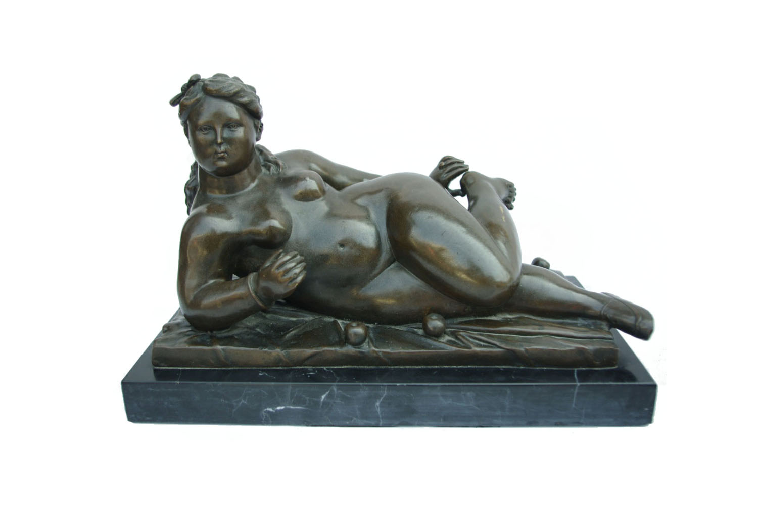 Naked woman, bronze sculpture, 20th century - JLF Antiquités