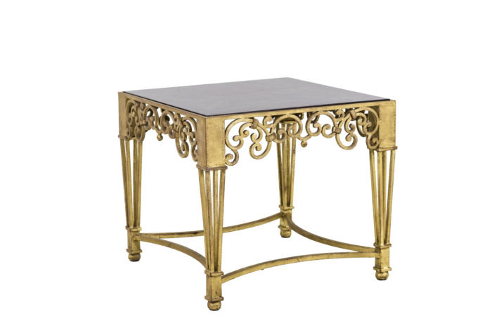 side tables wrought iron lacquer