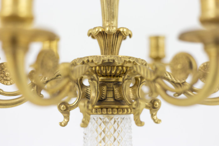 lamp candelabra fires gilt bronze