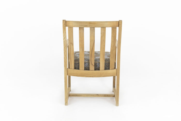 oak armchair back