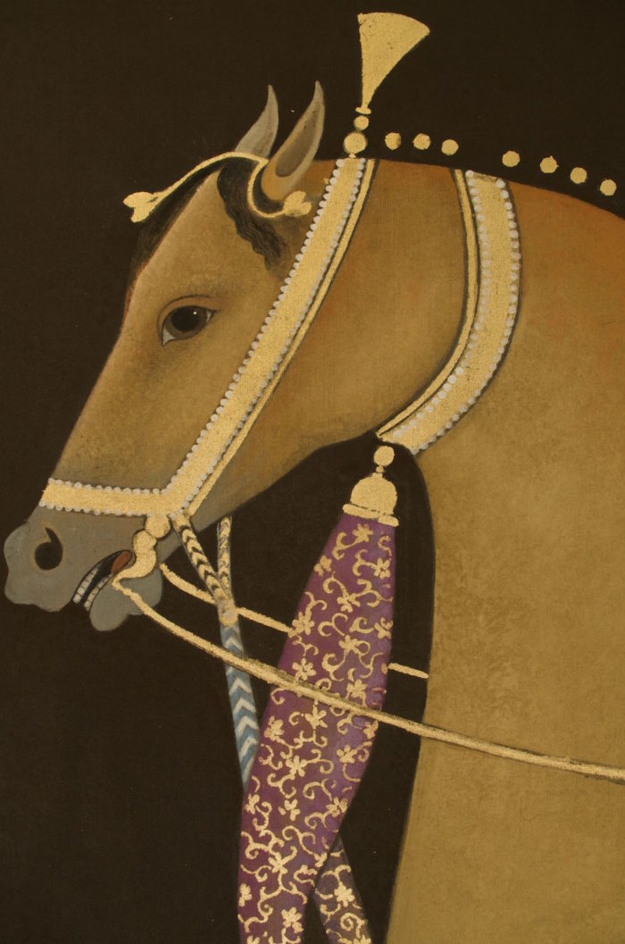 bay horse linen raw canvas