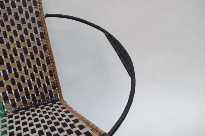 braided round chair