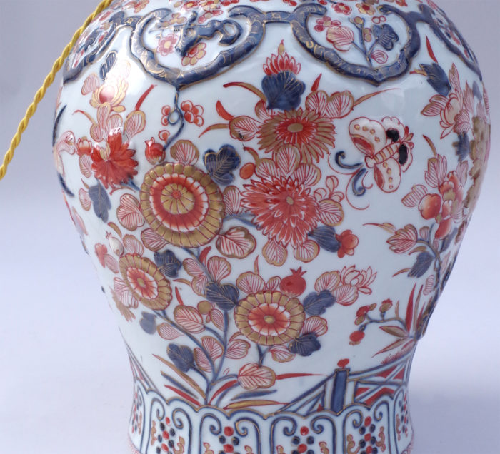 baluster imari vase lamp