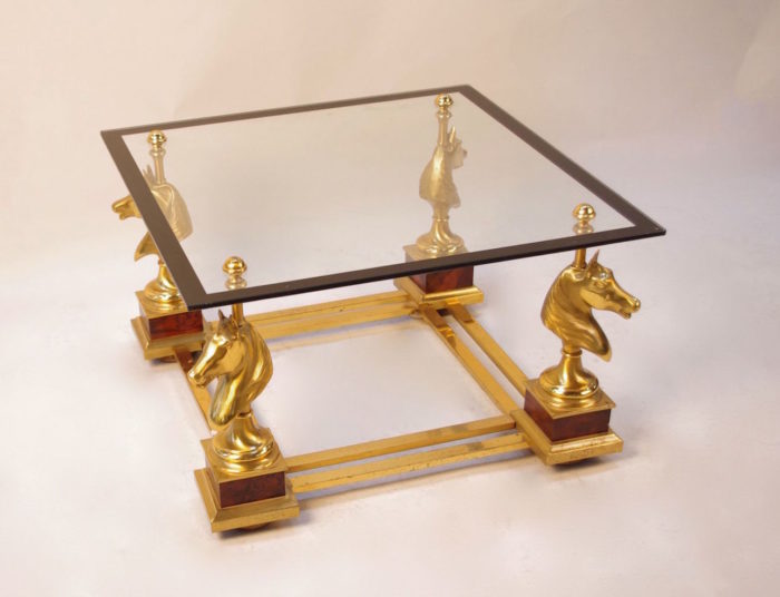 maison charles horse coffee table