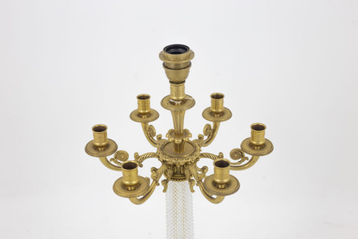 lamp candelabra fires gilt bronze