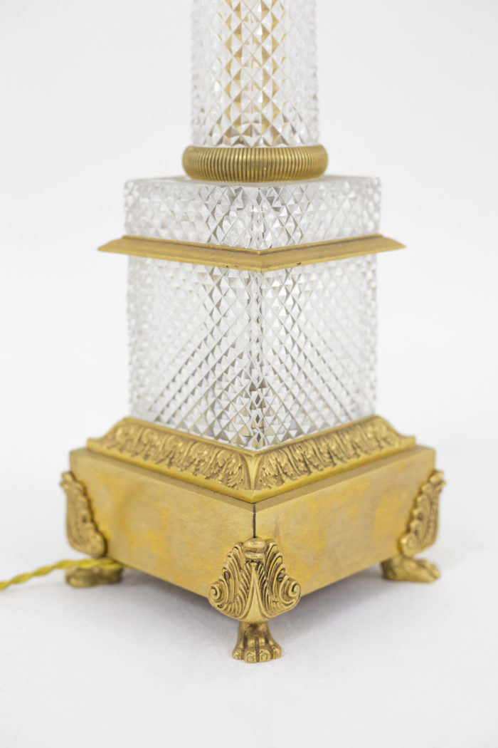 lamp charles x style gilt bronze base