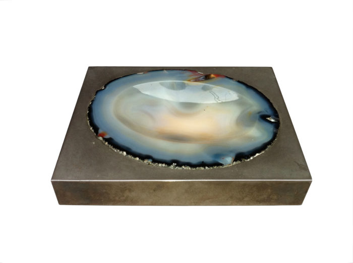 agate brass trinket-bowl