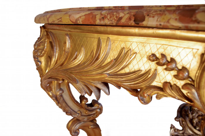 gilt wood louis XV console