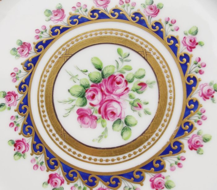 paire assiettes porcelaine rouard sevres