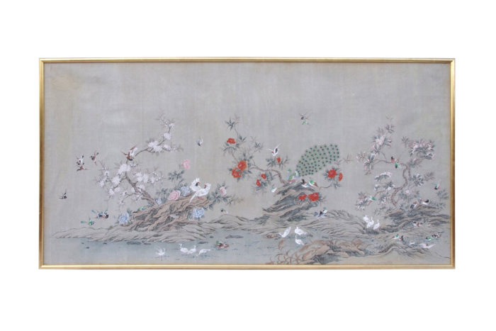 chinese canvas panel