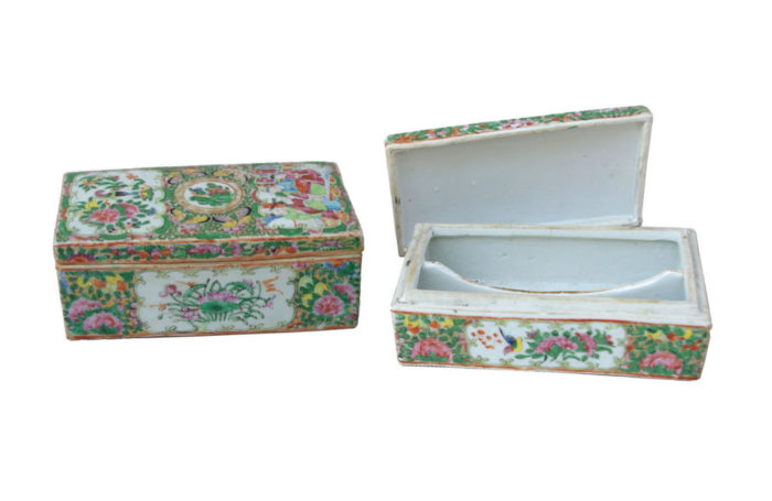 canton porcelain boxes