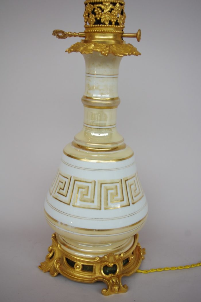 lampes irisées porcelaine firse grecques