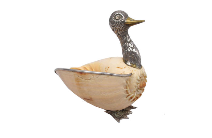 duck trinket bowl duck shell