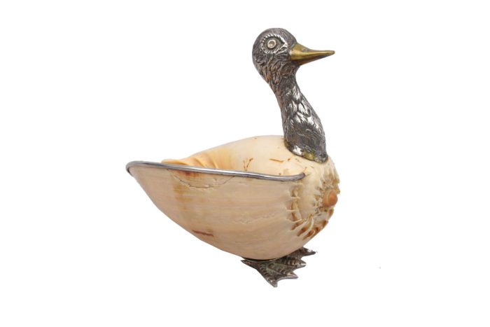 duck trinket bowl duck shell