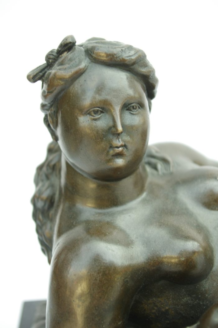 bronze naked woman sculpture botero