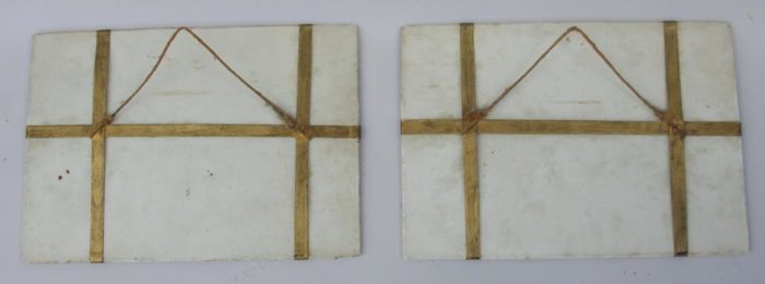 plaques de porcelaine