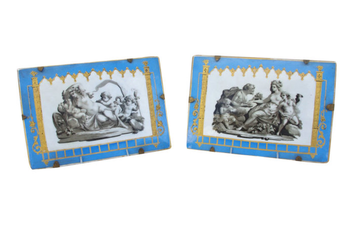 plaques de porcelaine