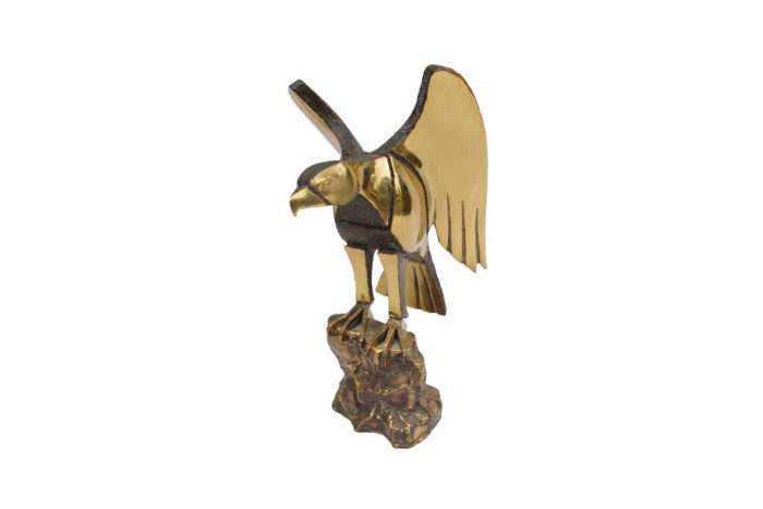 brass eagle sculpture chassin