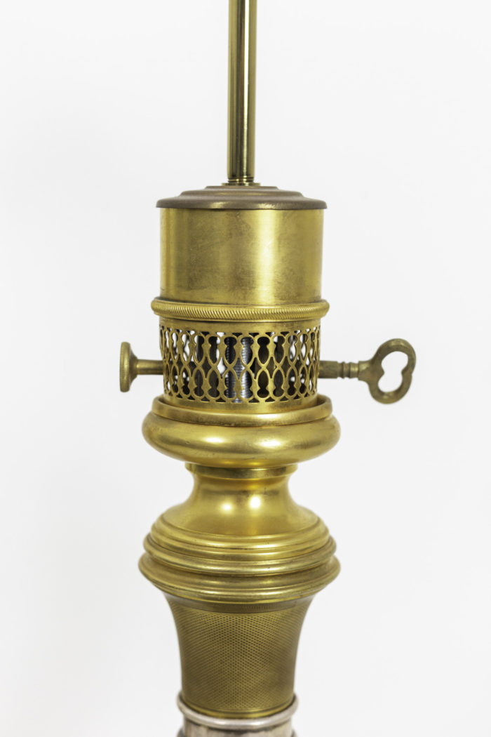 maison gagneau lamps guilloche gilt brass mount