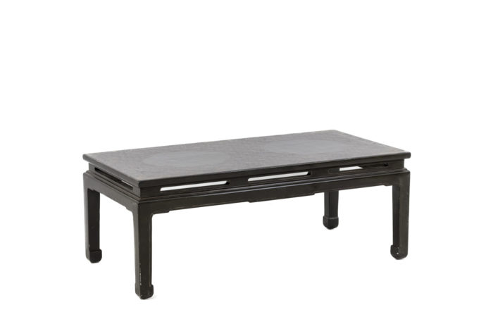 chinese green lacquered coffee table