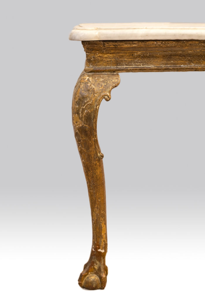console anglaise chippendale bois doré zoom