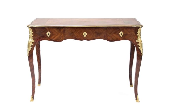 louis xv style flat desk front