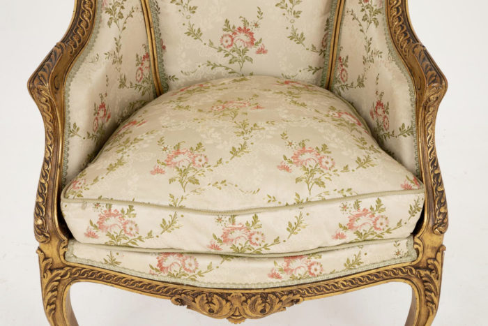 Transition style bergere seating