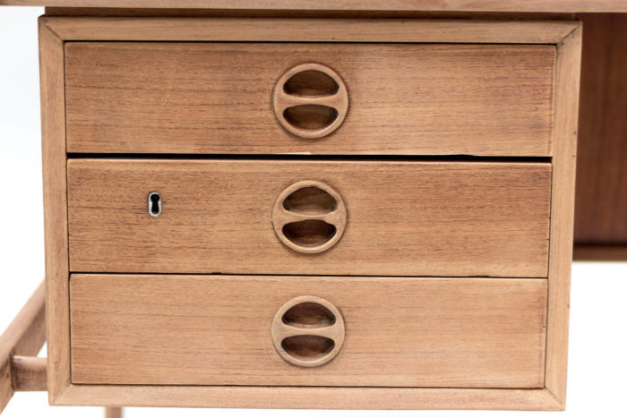 bureau scandinavian teak drawers