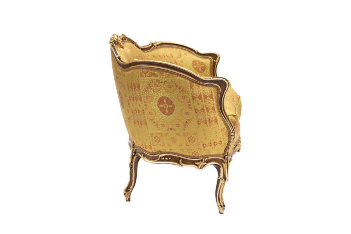 canapé rocaille louis xv assise rubelli