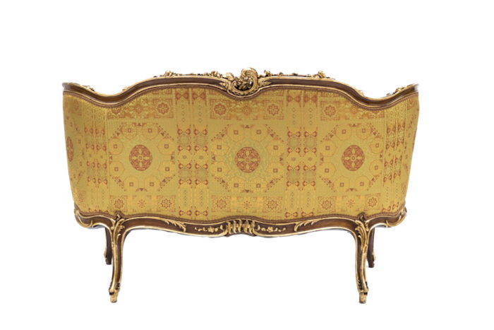 rocaille sofa louis xv back