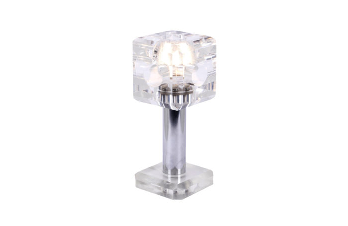 cube lamp plexiglas stainless steel