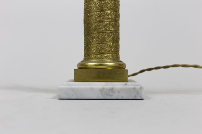 restauration style lamps gilt bronze base