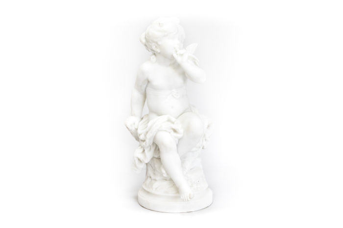 auguste moreau marble statuette main photo