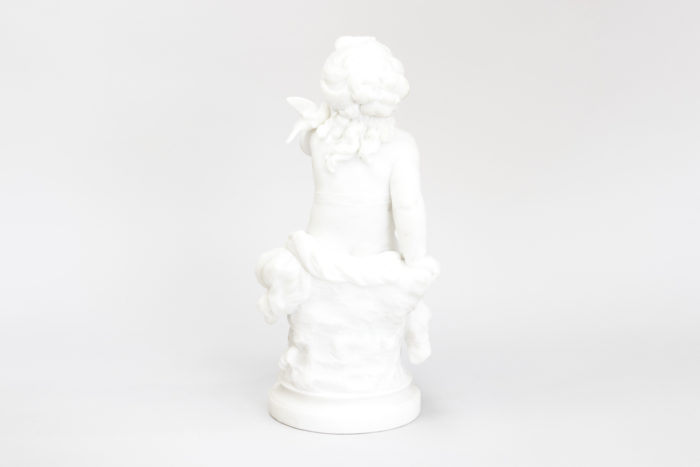 marbre statuette auguste moreau fillette dos 3