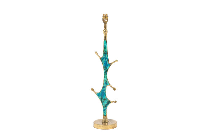 pepe mendoza lampe arbre turquoise laiton doré