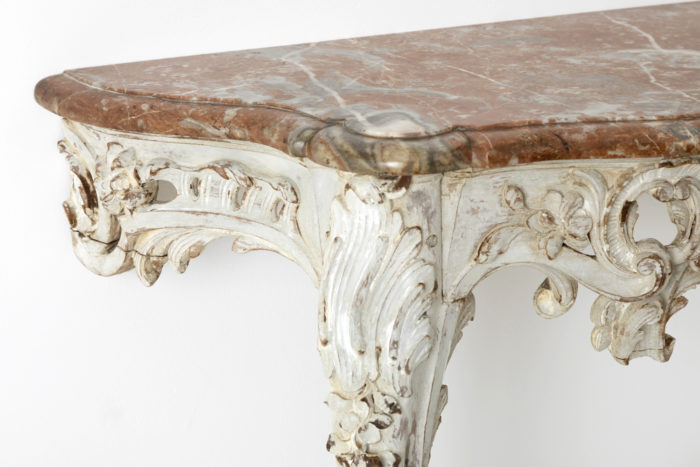 small louis xv style lacquered wall bracket top side